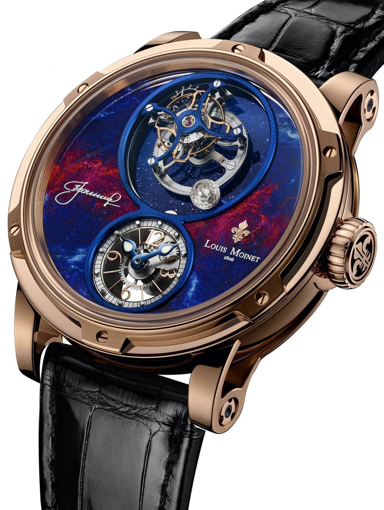Louis Moinet Watch Spacewalker Rose Gold Limited Edition LM-62.50.25 Image 1