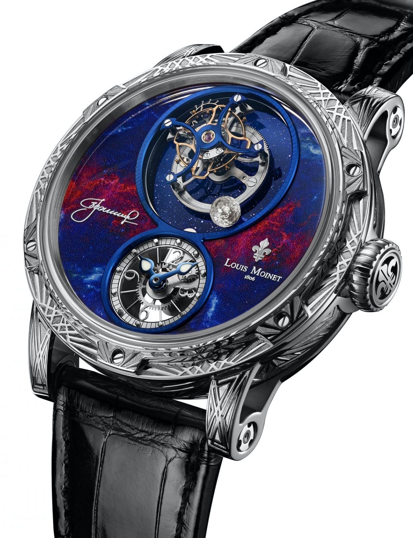 Louis Moinet Watch Spacewalker White Gold Limited Edition LM-62.70.20 Image 1