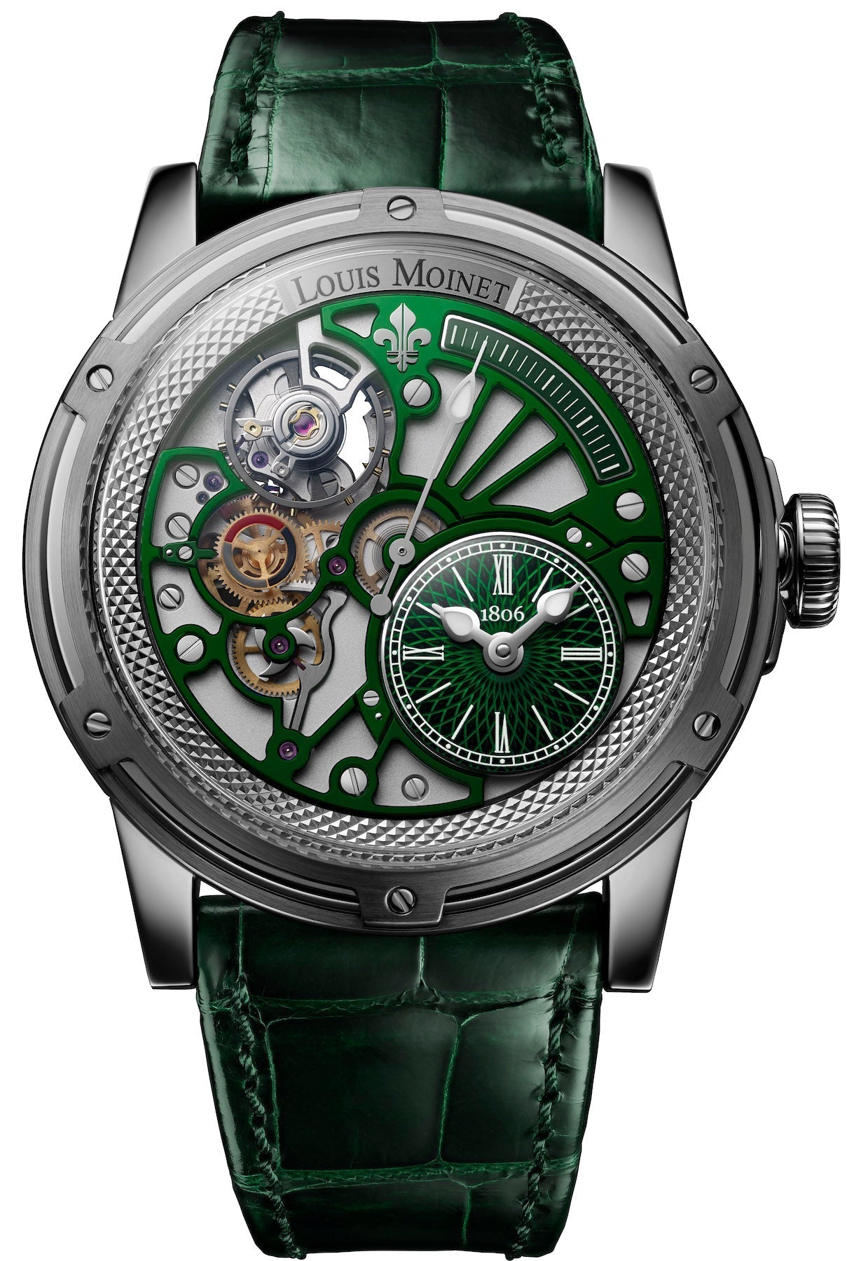 Louis Moinet Watch Tempograph Chrome LM-50.10.31 WB Image 1