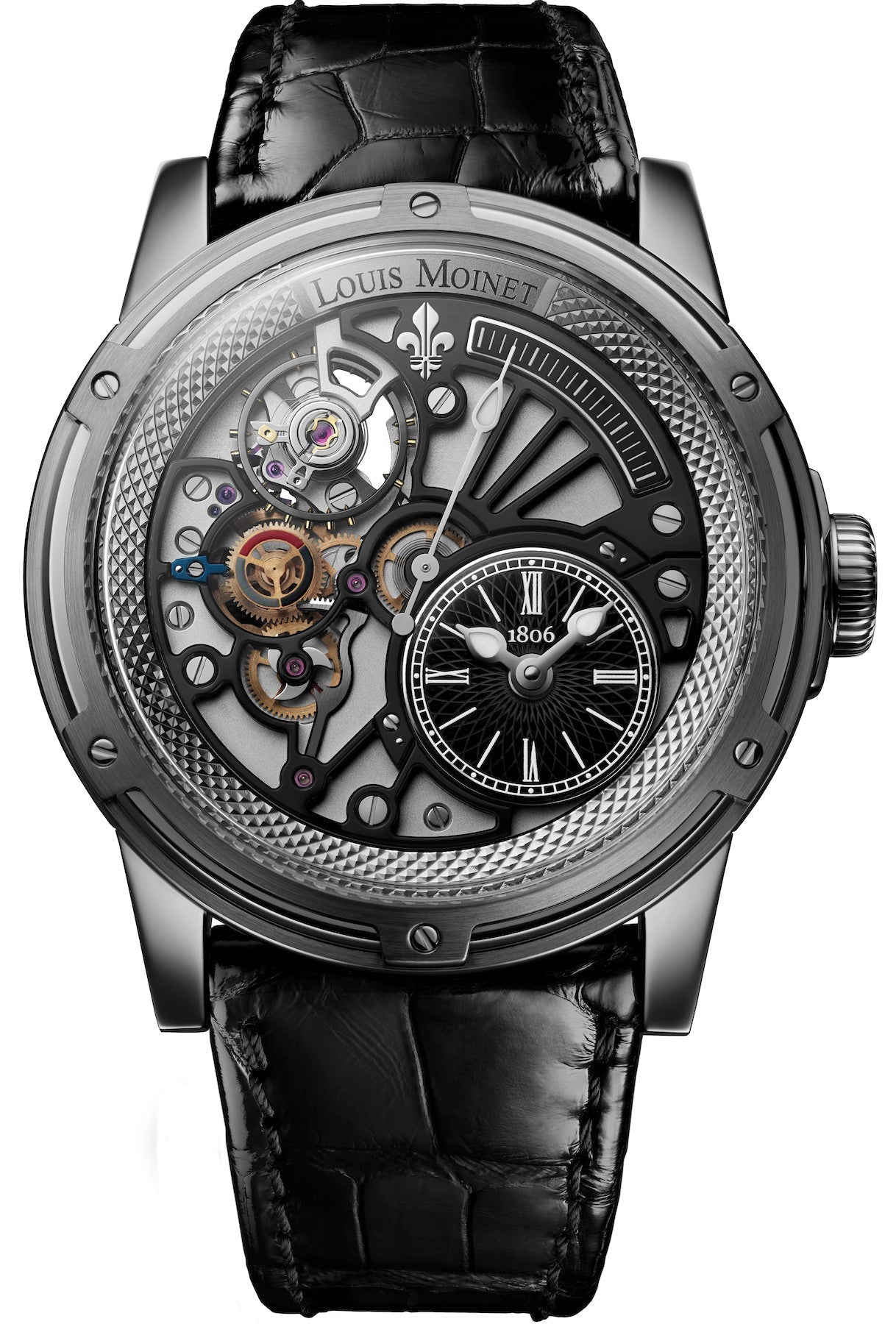 Louis Moinet Watch Tempograph Chrome LM-50.10.50 WB Image 1
