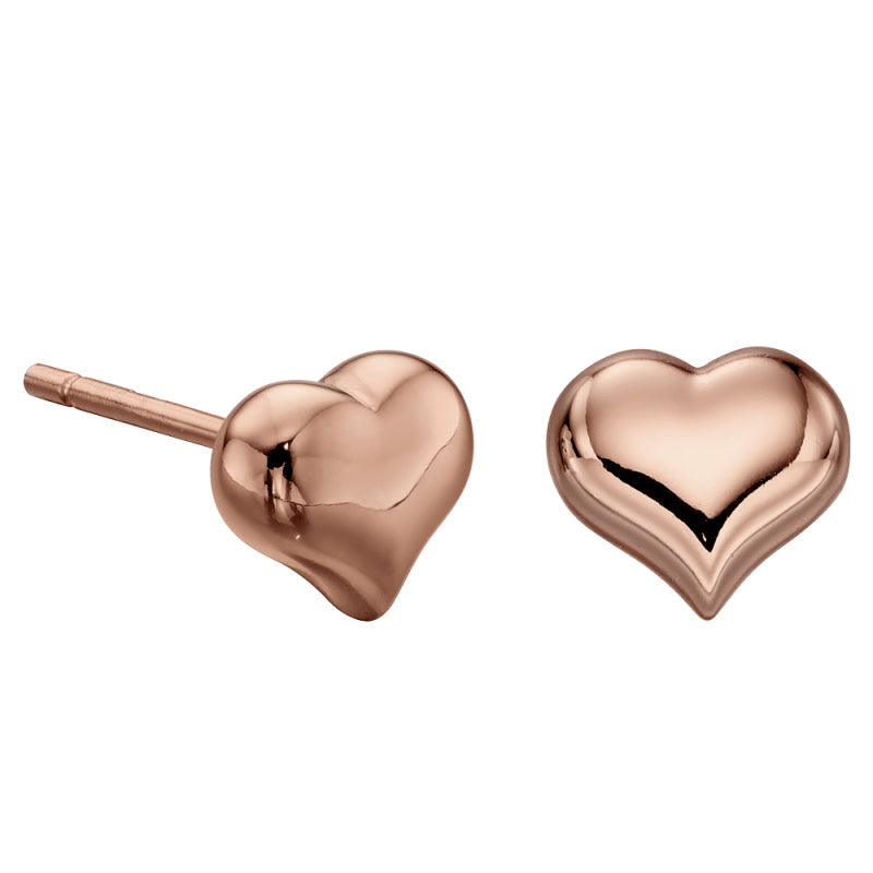 Little Star Sterling Silver Rose Gold Plated Emily Childs Stud Earrings LSE0151_2