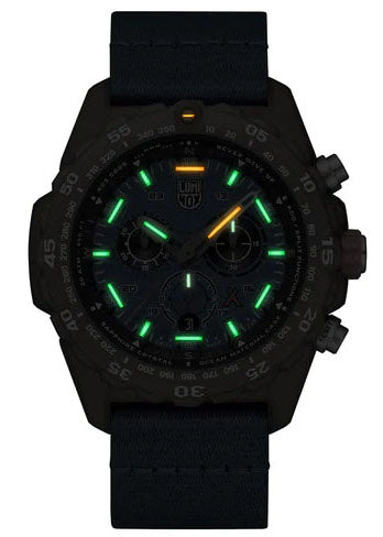 Luminox Bear Grylls Master #TIDE 3740 Series Ocean Blue Black XB.3743.ECO Image 2
