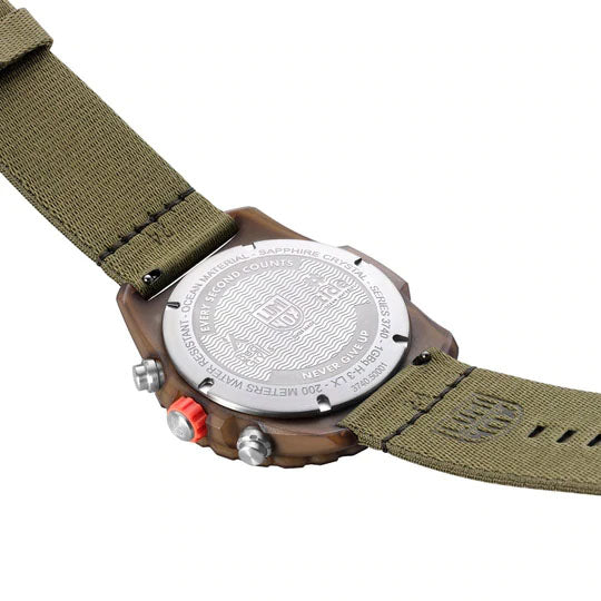 Luminox Bear Grylls Master #TIDE 3740 Series Olive Black Watch XB.3757.ECO Image 6