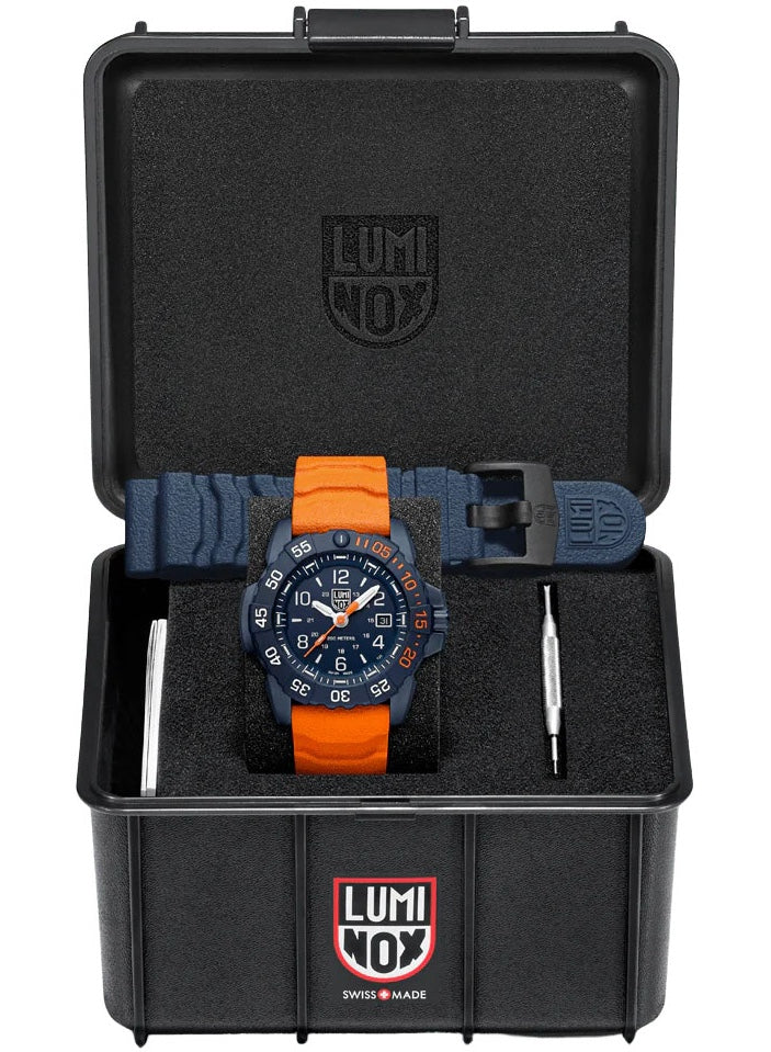Luminox Navy Seal Foundation 45mm Back To The Blue Watch XS.3253.CBNSF.SET Image 8