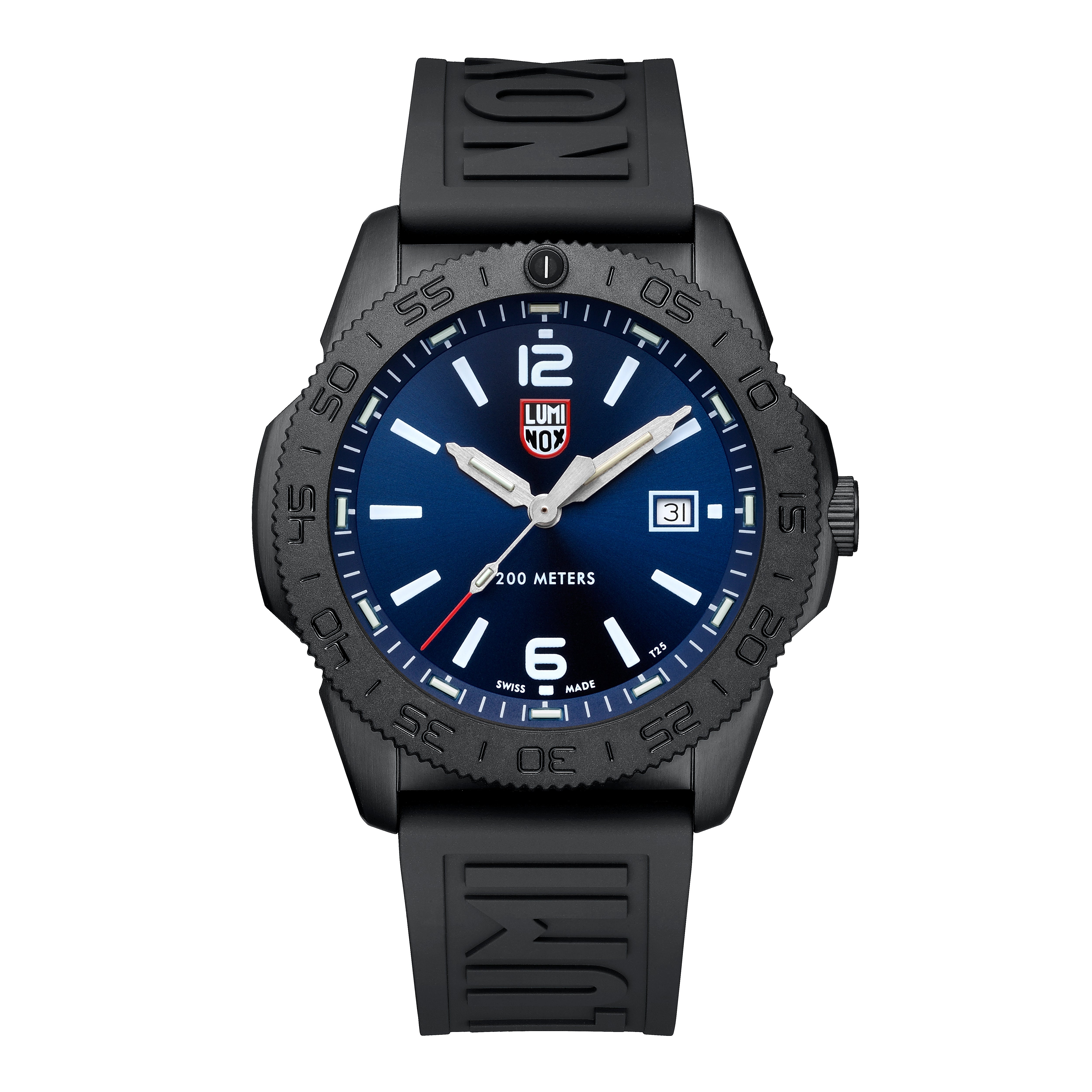 Luminox Pacific Diver Black Steel Blue 3120 Series Watch XS.3123.B Image 1