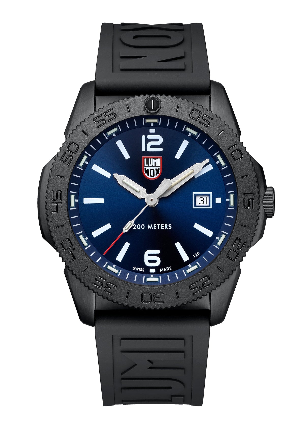 Luminox Pacific Diver Black Steel Blue 3120 Series Watch XS.3123.B Image 1