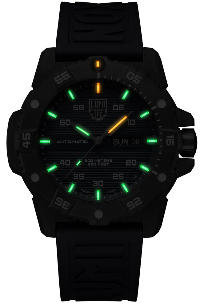 Luminox Sea Master Automatic Carbon Seal 3800 Series Watch XS.3863 Image 3