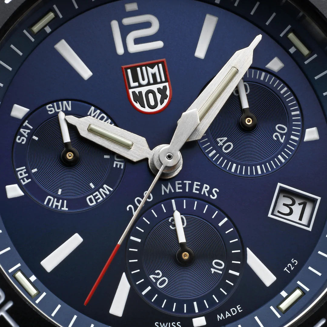 Luminox Sea Pacific Diver 3140 Black Blue Bracelet Watch XS.3144 Image 5