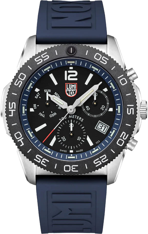 Luminox Sea Pacific Diver Chronograph 3140 Black Blue Watch LUM-463 Image 1