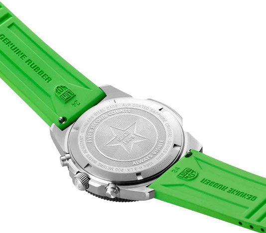 Luminox Sea Pacific Diver Chronograph 3140 Black Green Watch XS.3157.NF Image 4