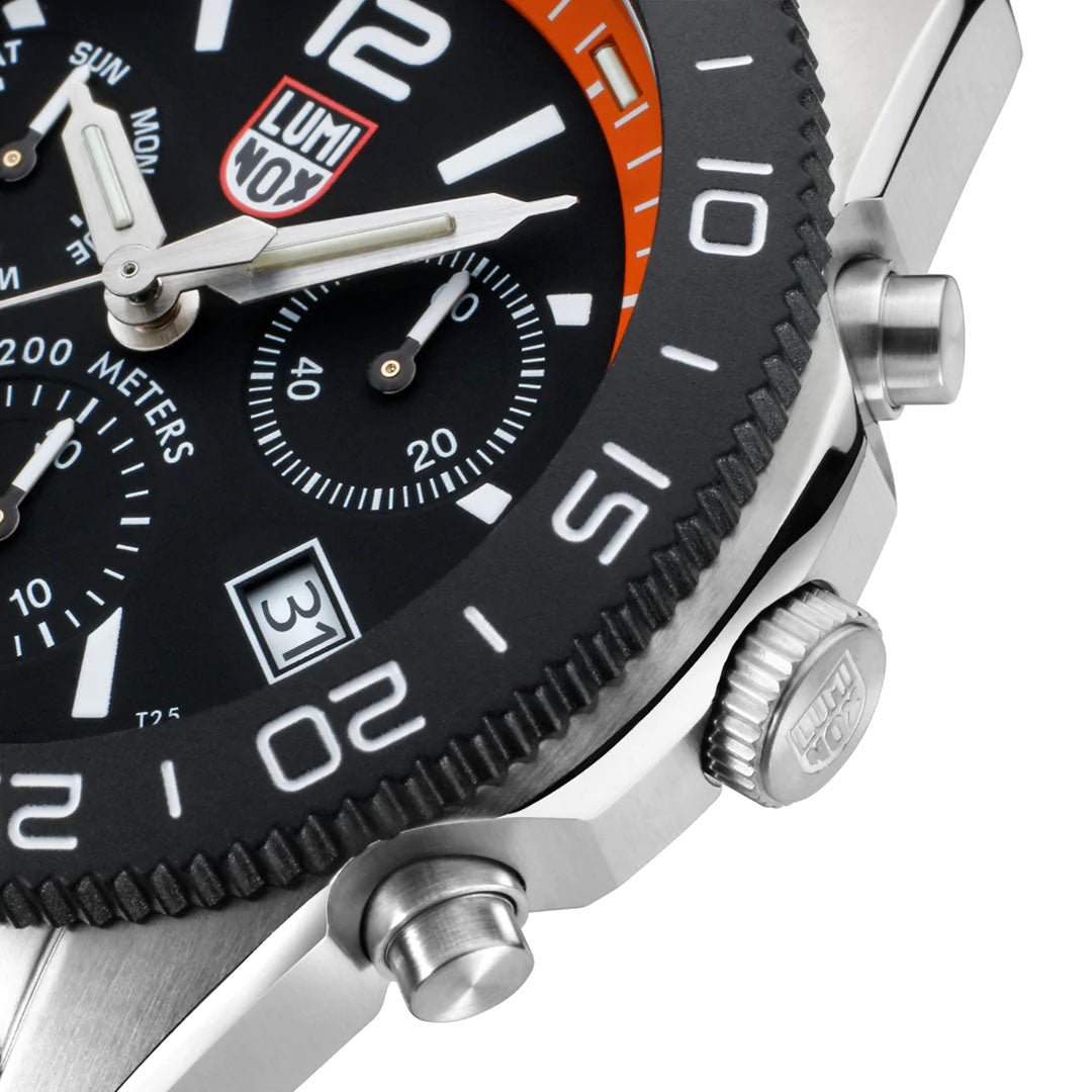 Luminox Sea Pacific Diver Chronograph 3140 Black Orange XS.3149 Image 5