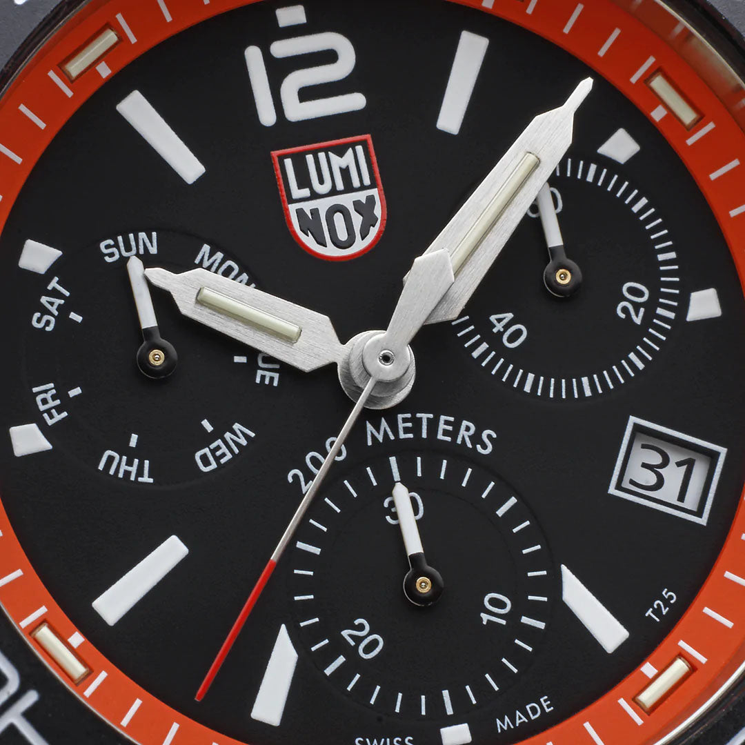 Luminox Sea Pacific Diver Chronograph 3140 Black Orange XS.3149 Image 6
