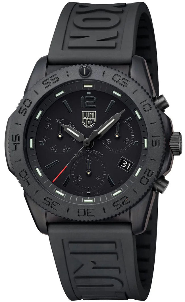 Luminox Sea Pacific Diver Chronograph 3140 Blackout XS.3141.BO Image 3