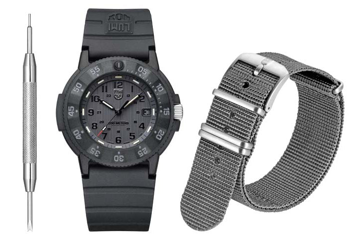Luminox Watch Navy Seal Original Grey Out Limited Ediiton D XS.3001.EVO.Z.SET Image 5