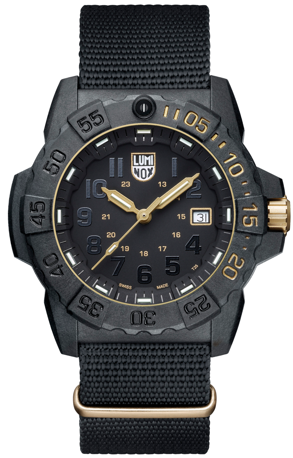 Luminox Watch Navy Seal Steel 3500 Series limited Edition D 3501.GOLD.SET Image 1