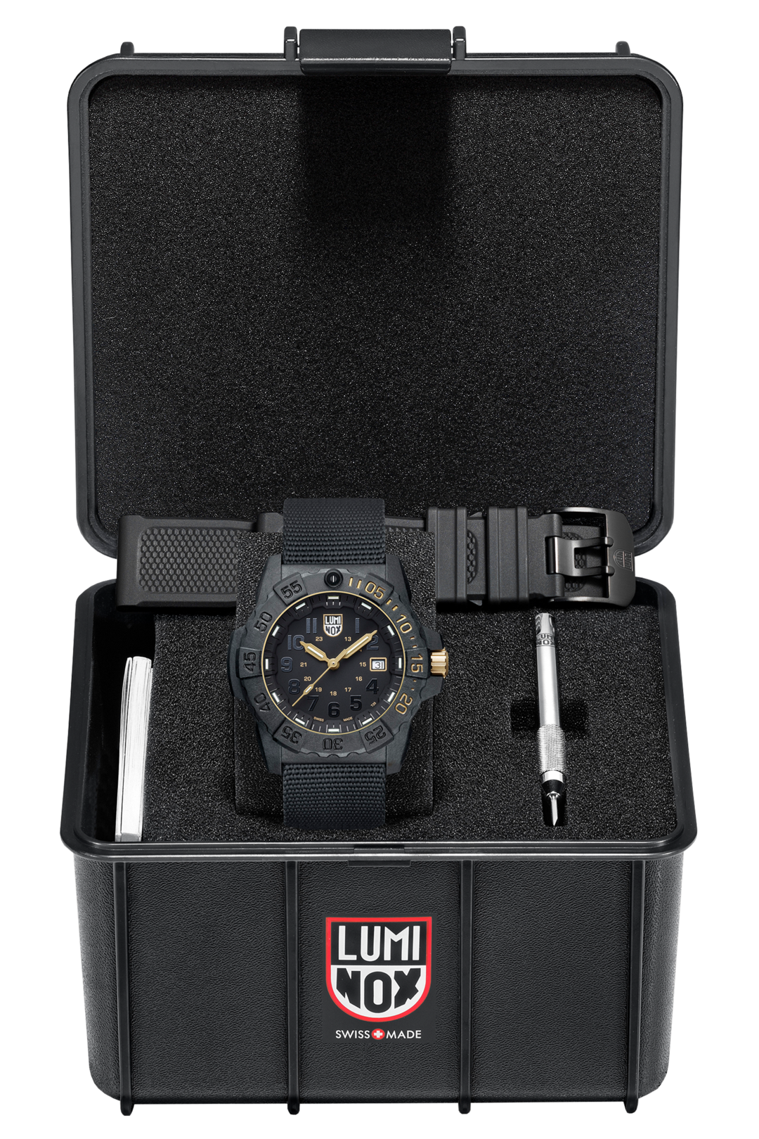 Luminox Watch Navy Seal Steel 3500 Series limited Edition D 3501.GOLD.SET Image 2