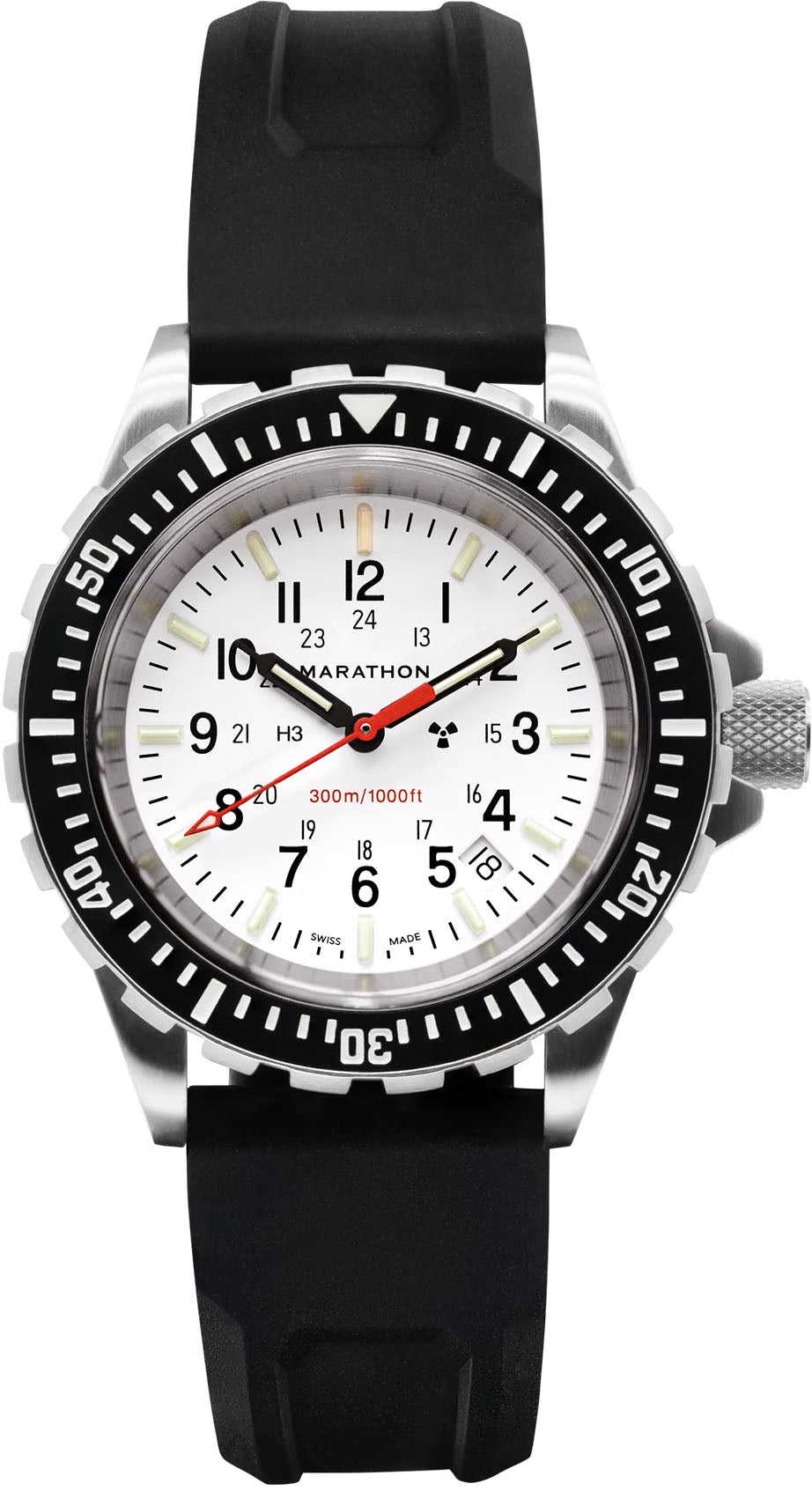 Marathon Dive Large Arctic Edition Divers Quartz TSAR Watch WW194007SS-0530 Image 2