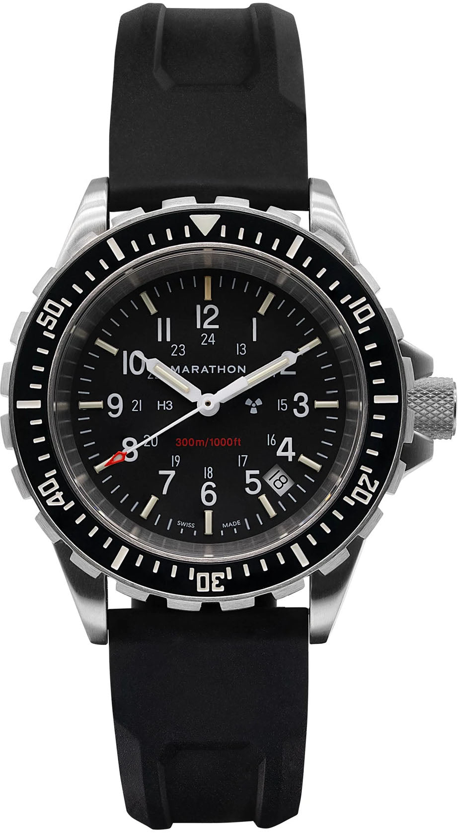 Marathon Dive Large Divers Quartz TSAR Watch WW194007SS-0130 Image 1