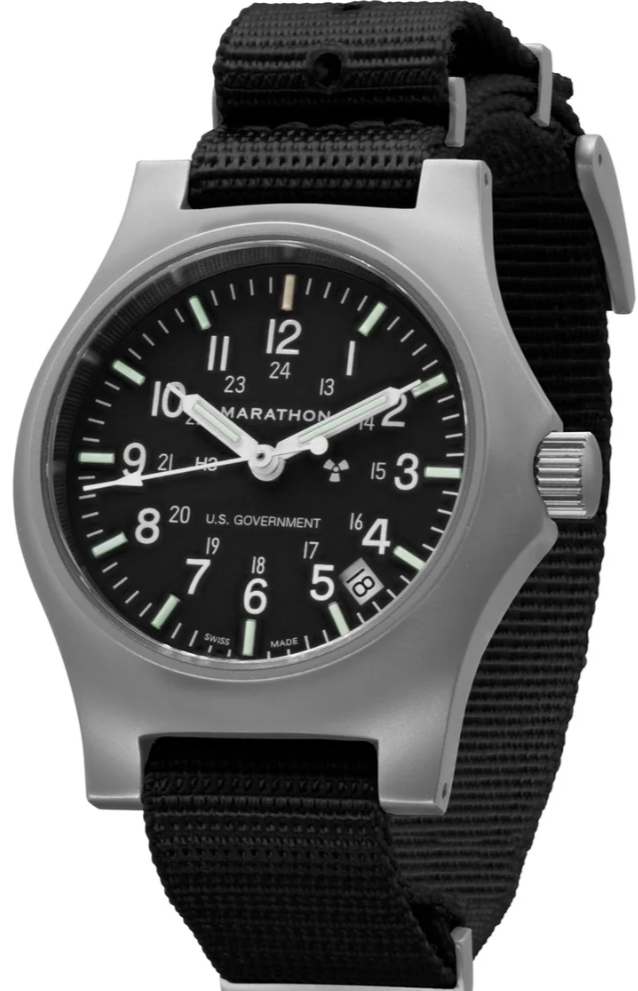 Marathon General Purpose Re-Issue GP Quartz With Date GPQ Watch WW194015SS-0101 Image 1