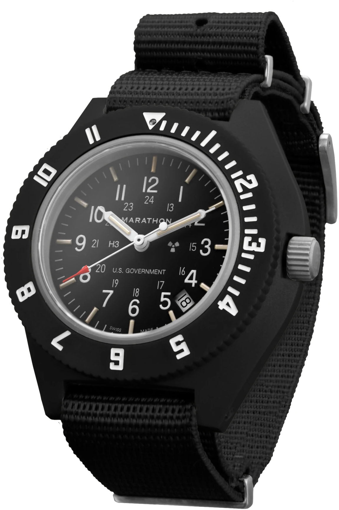Marathon Navigator Black Pilots With Date Watch WW194013BK-0101 Image 1