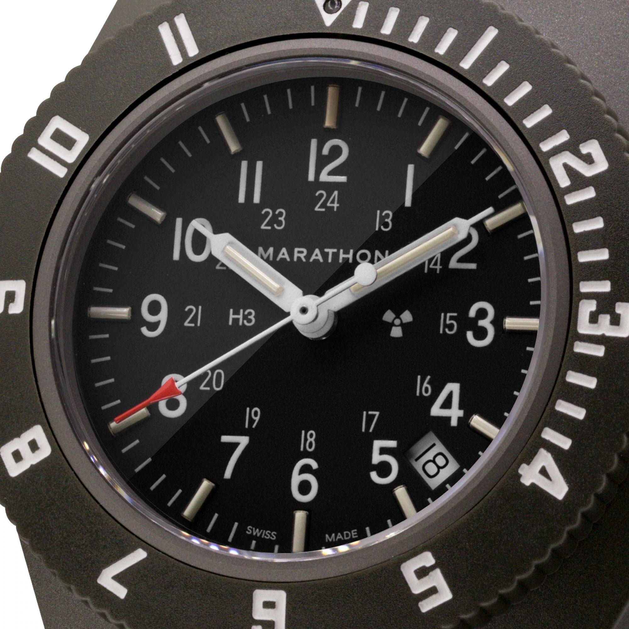 Marathon Navigator Sage Green Pilots With Date Watch WW194013SG-0102 Image 2