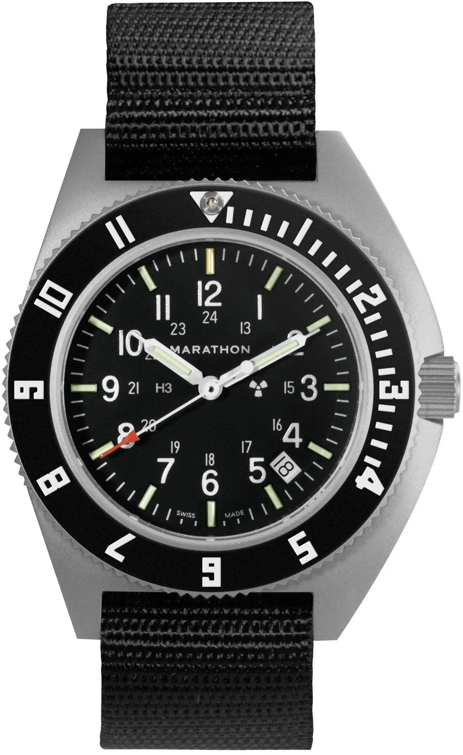 Marathon Steel Navigator Ballistic Nylon Watch SSNAV-D Ballistic Nylon Image 1