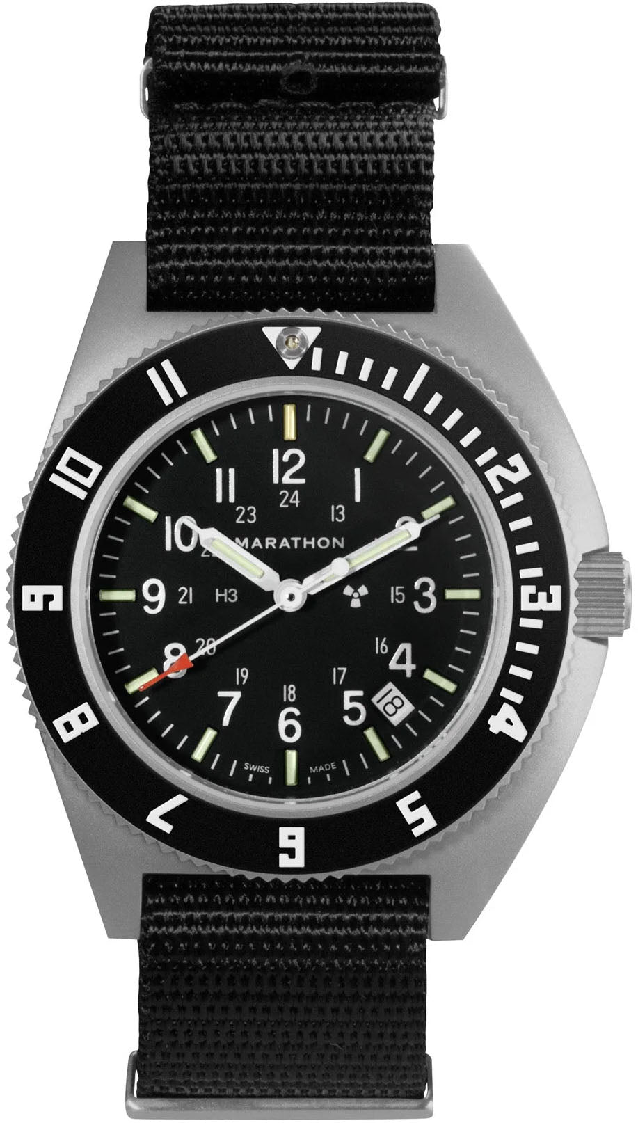 Marathon Steel Navigator Nylon Defstan Watch SSNAV-D Nylon Defstan Image 2