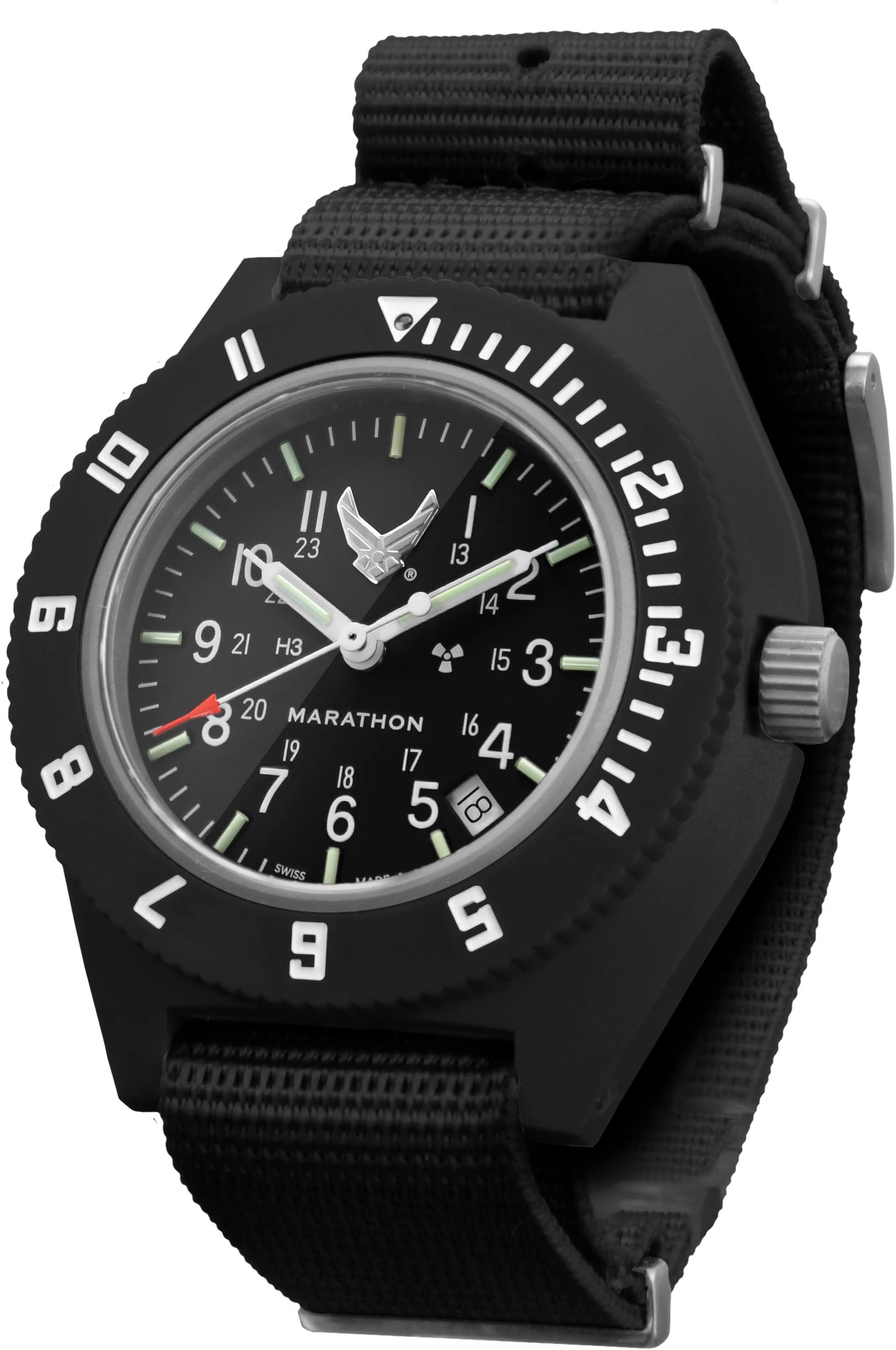 Marathon USAF Official Pilots Navigator With Date Watch WW194013BK-1003 Image 1