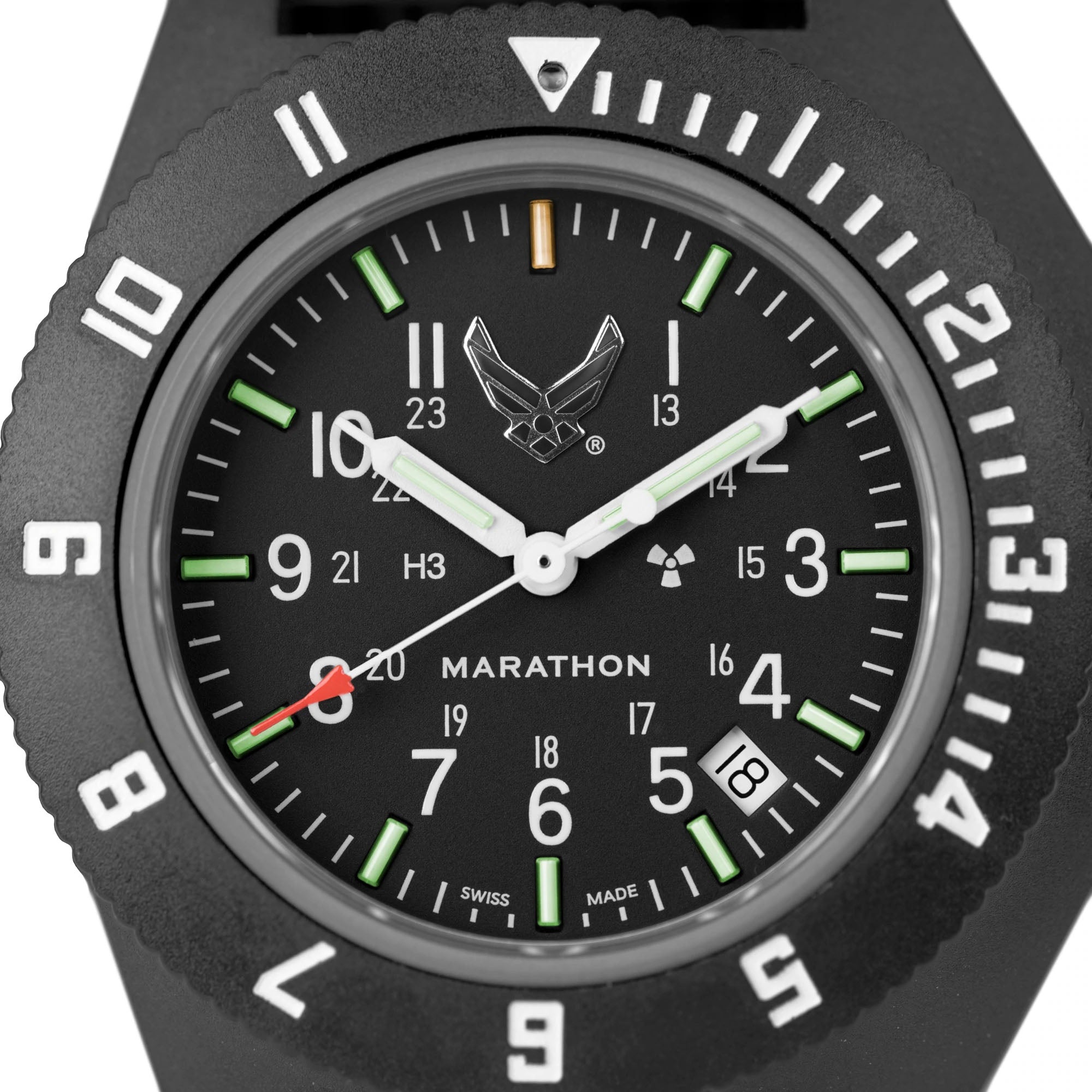 Marathon USAF Official Pilots Navigator With Date Watch WW194013BK-1003 Image 3