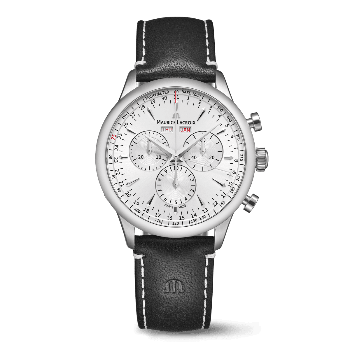 Maurice Lacroix 1975 Quartz Chronograph Day Date Limited Edition Watch 751138 SS001 130 2 Image 1