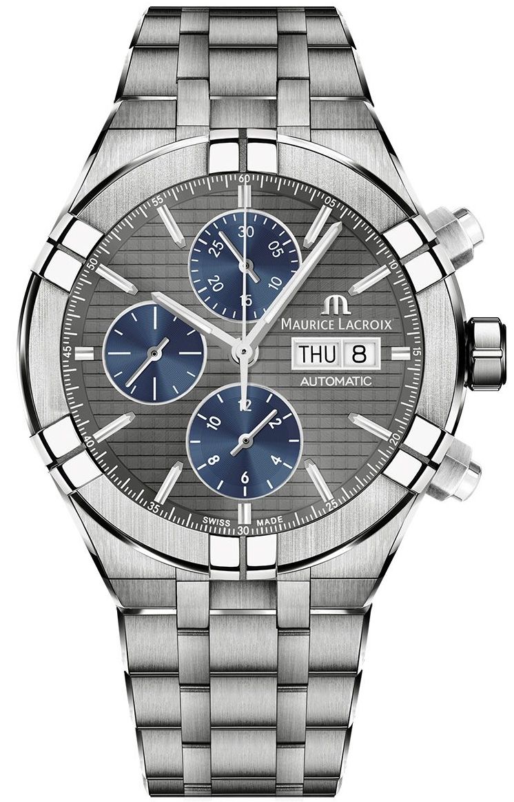 Maurice Lacroix Aikon Automatic Chronograph Titanium Watch AI6038-TT032-330-1 Image 1
