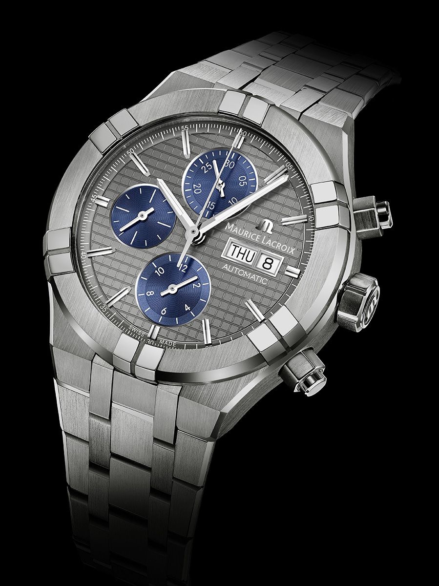 Maurice Lacroix Aikon Automatic Chronograph Titanium Watch AI6038-TT032-330-1 Image 2