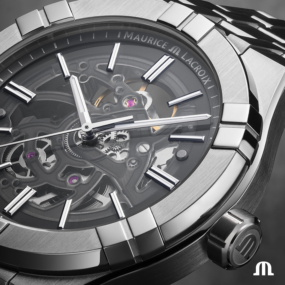 Maurice Lacroix Aikon Automatic Skeleton 42mm Watch AI6008-SS002-030-1 Image 4