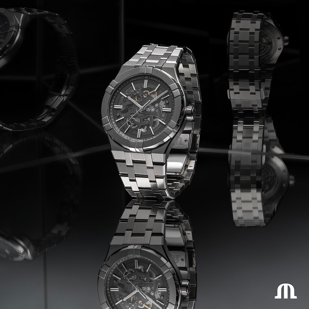 Maurice Lacroix Aikon Automatic Skeleton 42mm Watch AI6008-SS002-030-1 Image 5