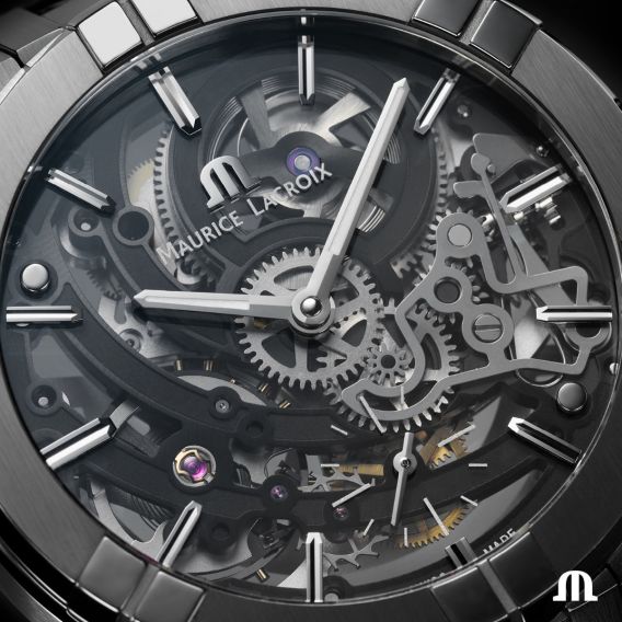 Maurice Lacroix Aikon Automatic Skeleton Watch AI6028-SS001-030-1 Image 4