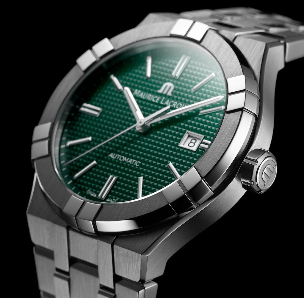 Maurice Lacroix Aikon Green Watch AI6008-SS002-630-1 Image 4