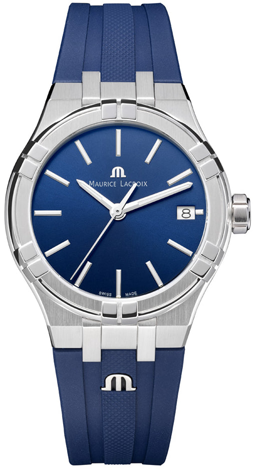 Maurice Lacroix Aikon Quartz Blue Sunray Watch AI1106-SS000-430-4 Image 1