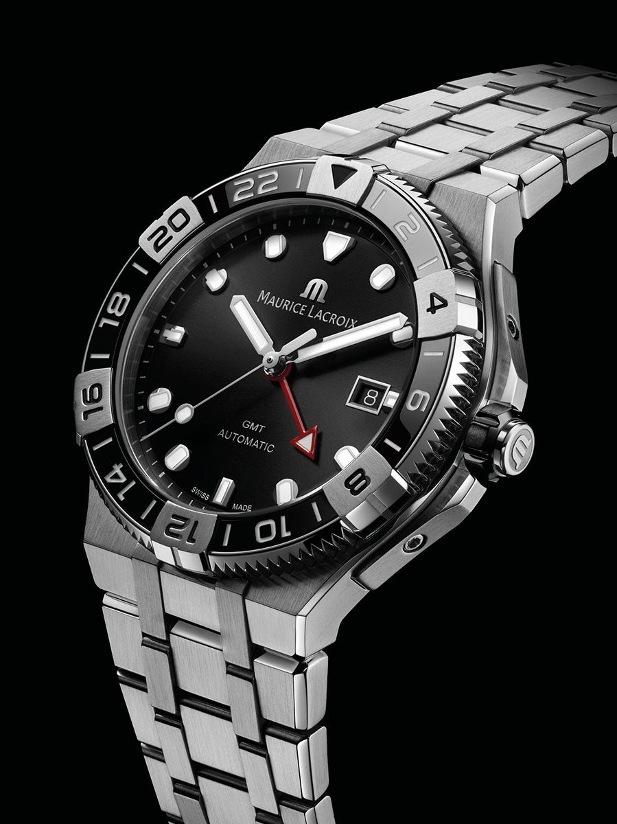 Maurice Lacroix Aikon Venturer GMT Watch AI6158-SS002-330-1 Image 4