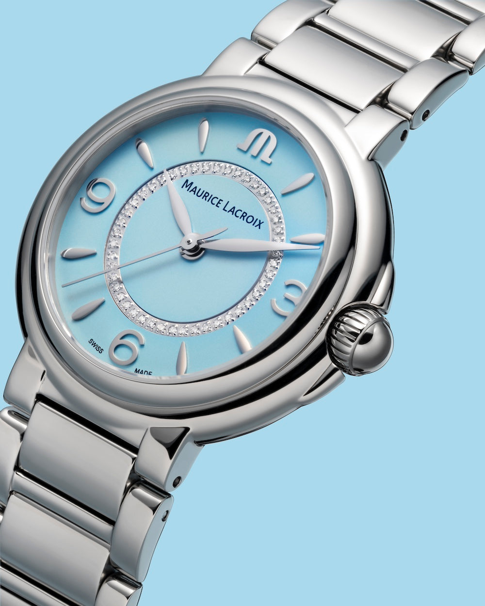 Maurice Lacroix Fiaba Blue Special Edition Watch FA1104-SS002-E20-1 Image 6