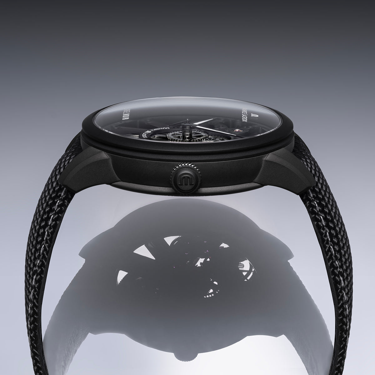 Maurice Lacroix Masterpiece Skeleton Label Noir Limited Edition Watch MP7228-DLB04-090-2 Image 7