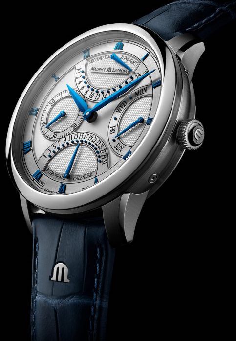 Maurice Lacroix Masterpiece Triple Retrograde Clous de Paris Watch MP6538-SS001-110-1 Image 2