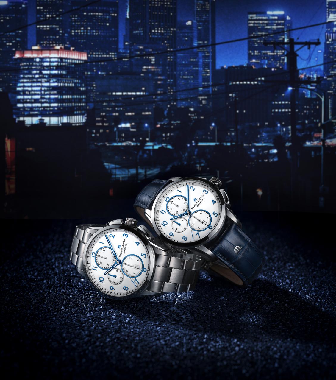 Maurice Lacroix Pontos Chronograph Date Mens Watch PT6388-SS002-120-1 Image 2