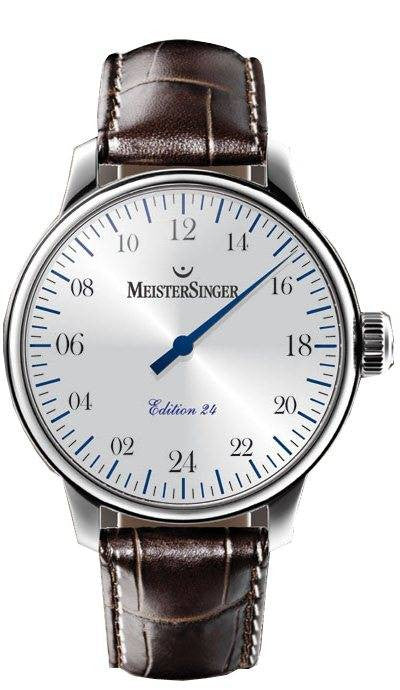 MeisterSinger International Edition 24 H D AM24B01 Croco Print Brown Image 1