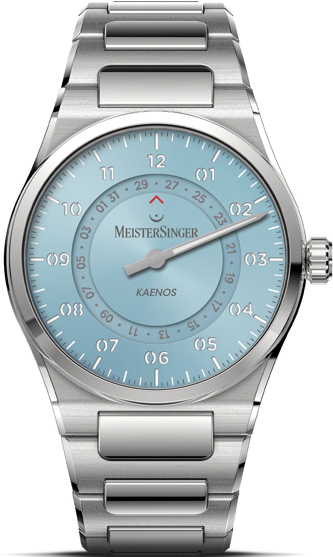 MeisterSinger Kaenos Open Date Sunburst Ice Blue Watch KSOD914 Image 1