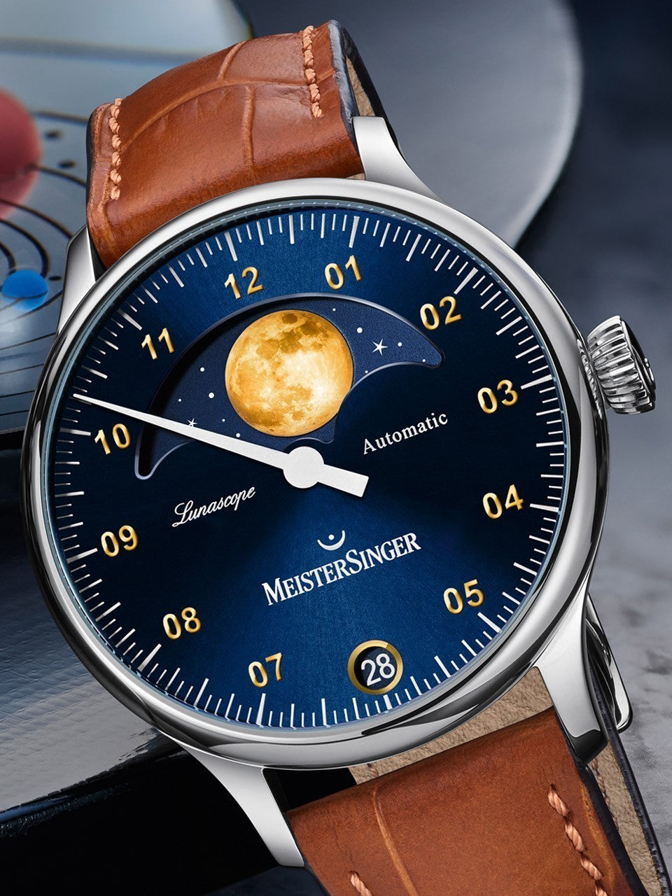 MeisterSinger Lunascope Watch LS908G Image 3