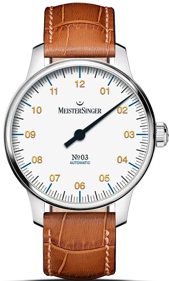 MeisterSinger N. 03 38mm White Watch BM9901G Image 1