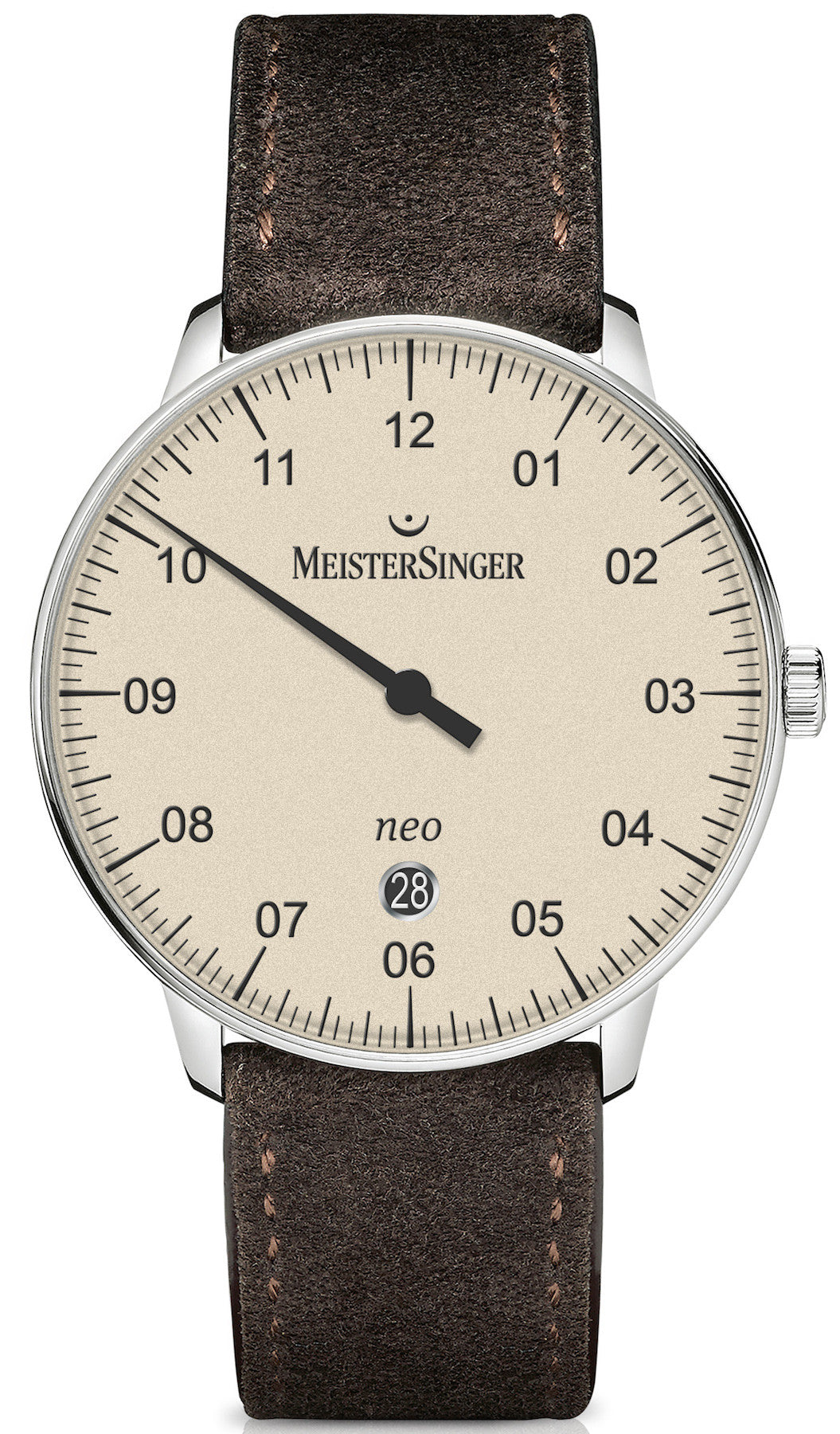 MeisterSinger Neo Plus Suede Brown NE403 Image 1
