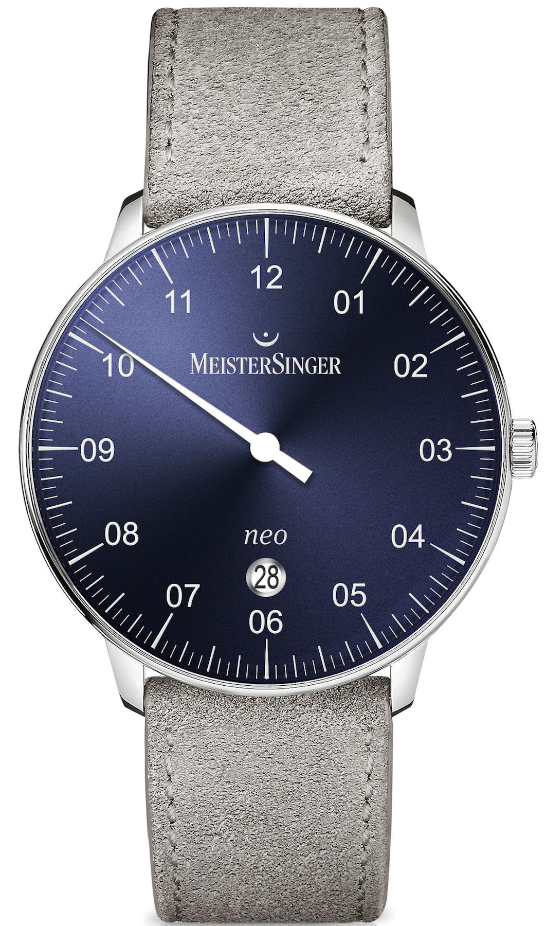 MeisterSinger Neo Plus Suede Grey NE408 Image 1