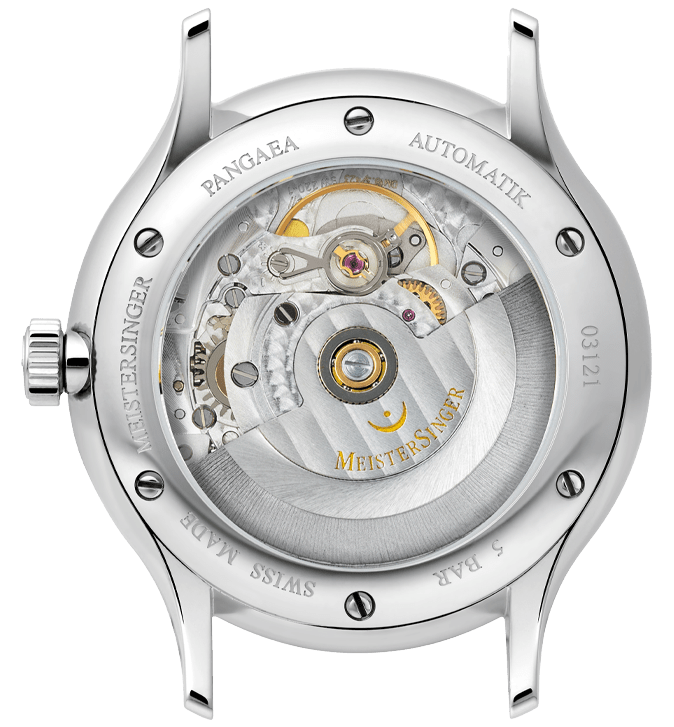 MeisterSinger Pangaea Day Date Milanaise Bracelet Watch PDD908 MILANAISE BRACELET Image 2