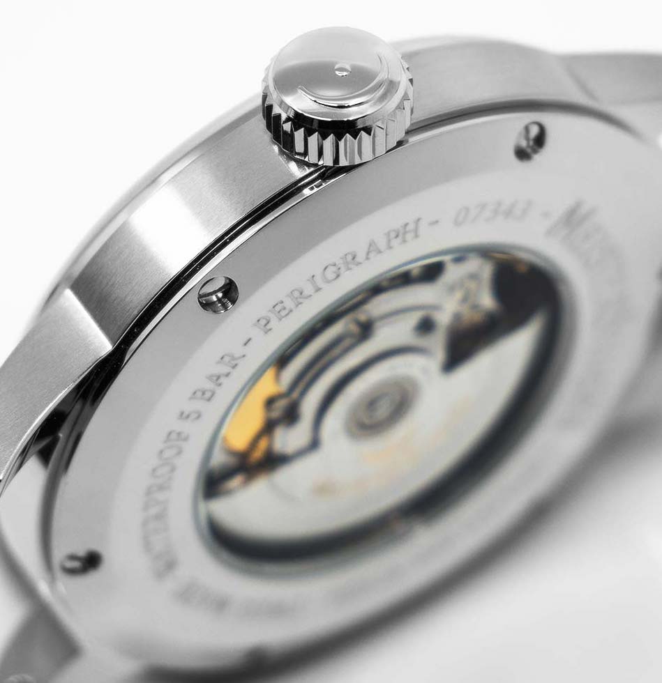 MeisterSinger Perigraph Watch AM1008 Croco Print Cognac Image 3